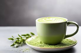 Hot Matcha Latte - Kappachino Café Brampton